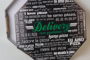 Caixa de pizza personalizada preço